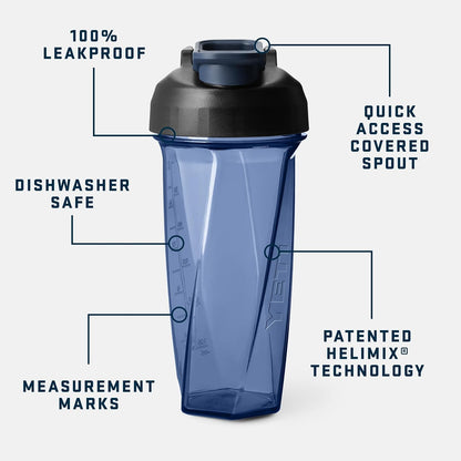 YETI Yonder 27 oz (737 ml) Leakproof Shaker Bottle in Navy - view 4
