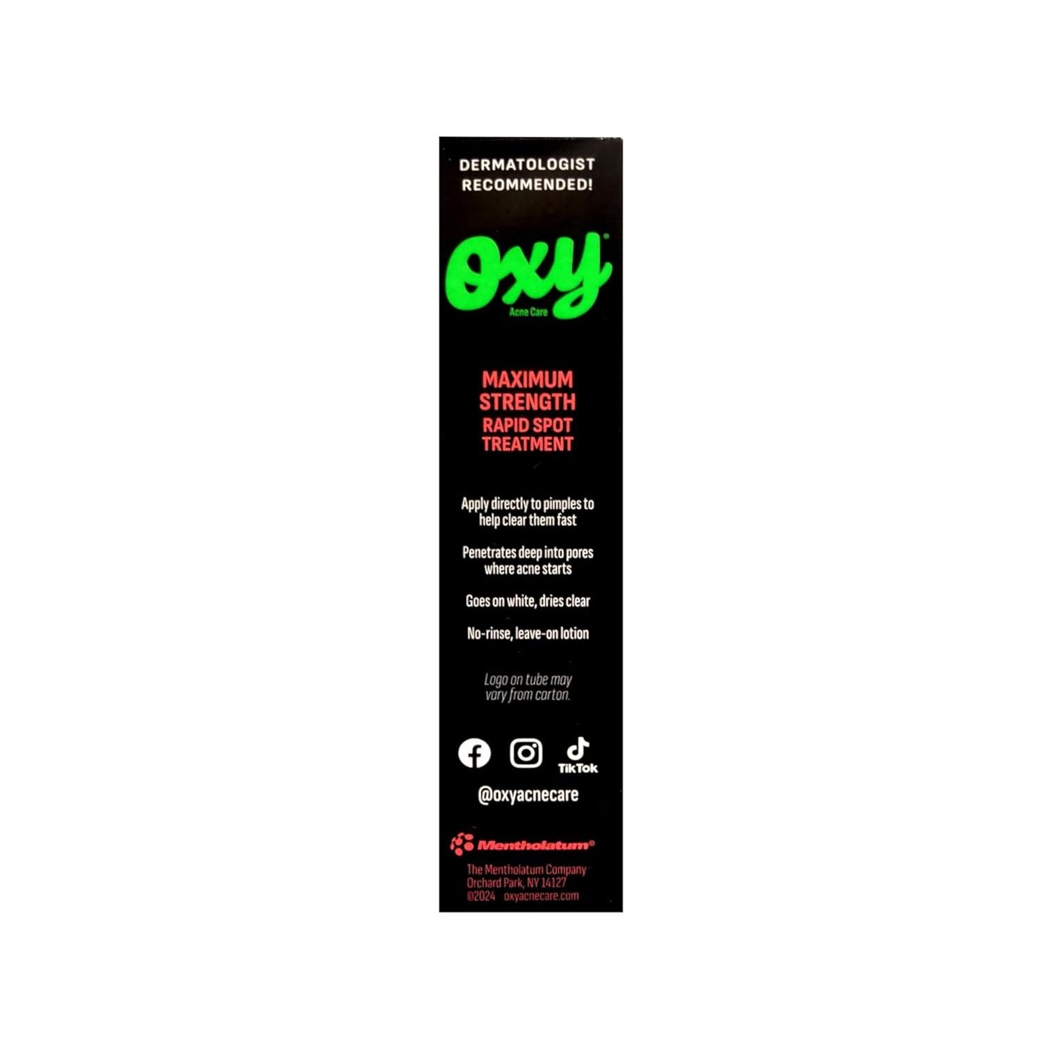 Oxy Advanced Care Rapid Spot Treatment 10% Benzoyl Peroxide with Prebiotics 1oz