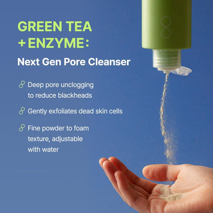 By Wishtrend Green Tea & Enzyme Powder Face Wash 110 g - view 5