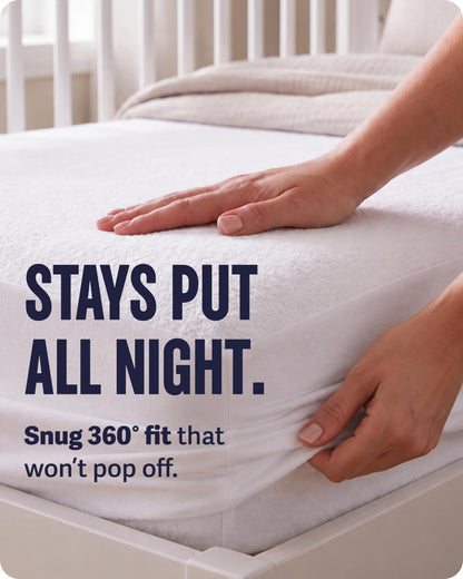 SafeRest Waterproof Cot Mattress Protector (US Crib Size) - view 5