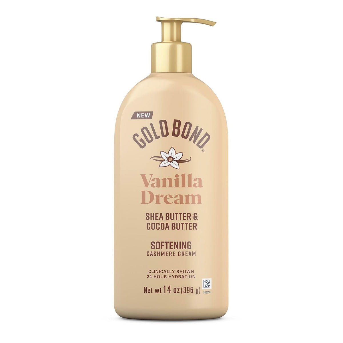 Gold Bond Softening Cashmere Cream Body Lotion, Vanilla Dream, 397 g (14 oz) — product view