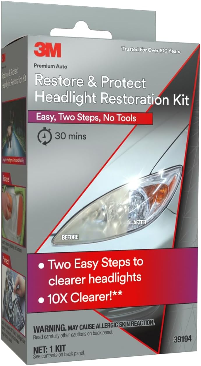 3M Auto Restore and Protect Headlight Restoration Kit (39194) — alternate product view