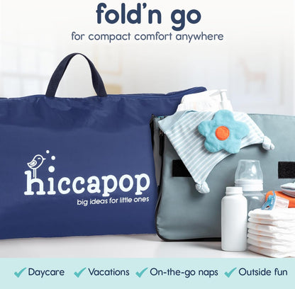 Hiccapop Playard Mattress Pad with Carry Bag, 38 x 26 x 1.25 Inch - view 5