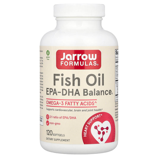 Jarrow Formulas Fish Oil EPA-DHA Balance, 120 Softgels