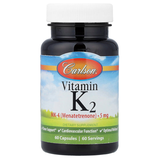 Carlson Vitamin K2 5 mg 60 Capsules
