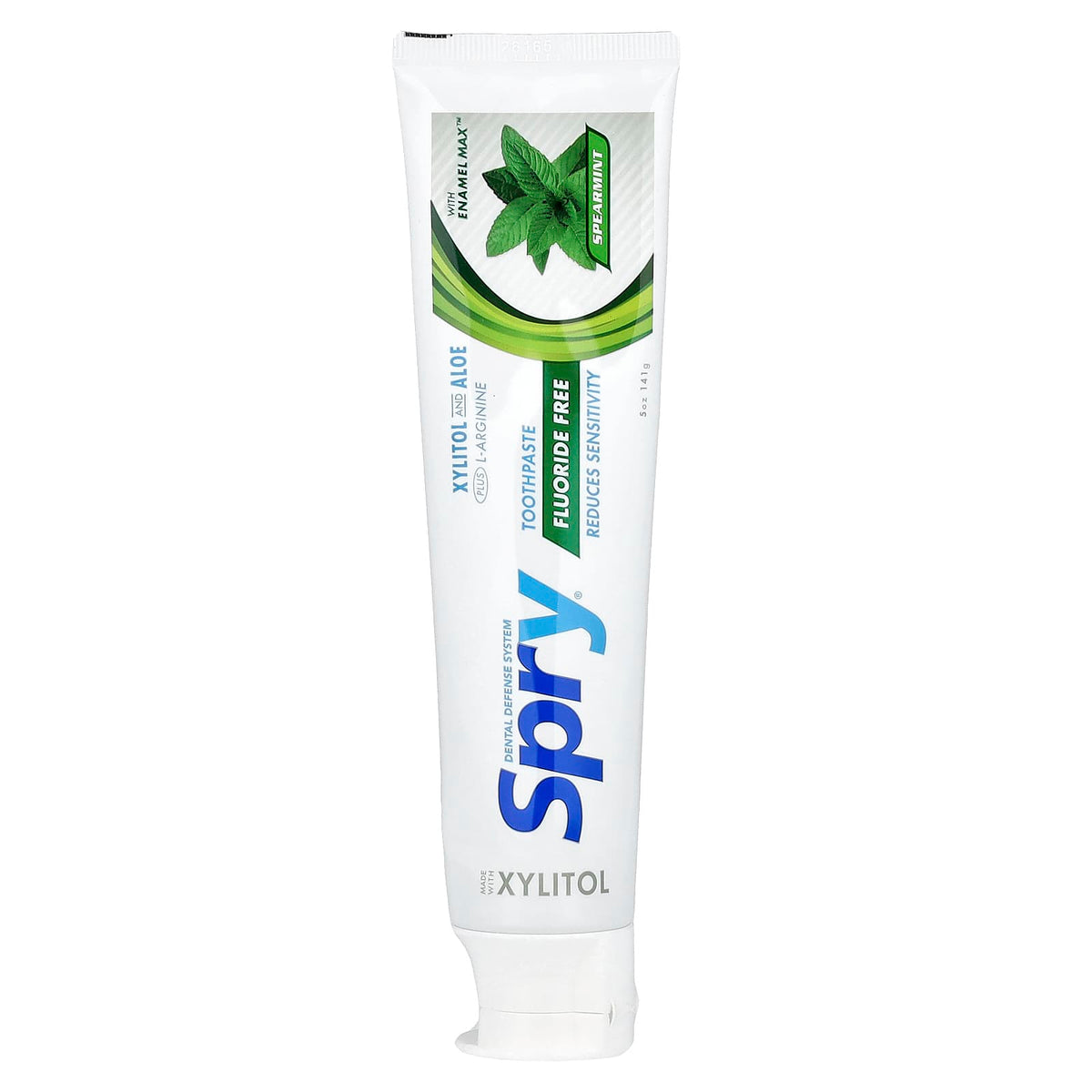 Xlear Natural Spry, Fluoride Free Toothpaste, Spearmint, 141 g