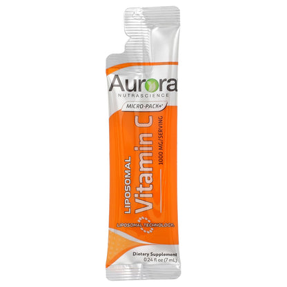 Aurora Nutrascience Micro-Pack+ Liposomal Vitamin C, 30 Packets (7 ml Each) - view 3