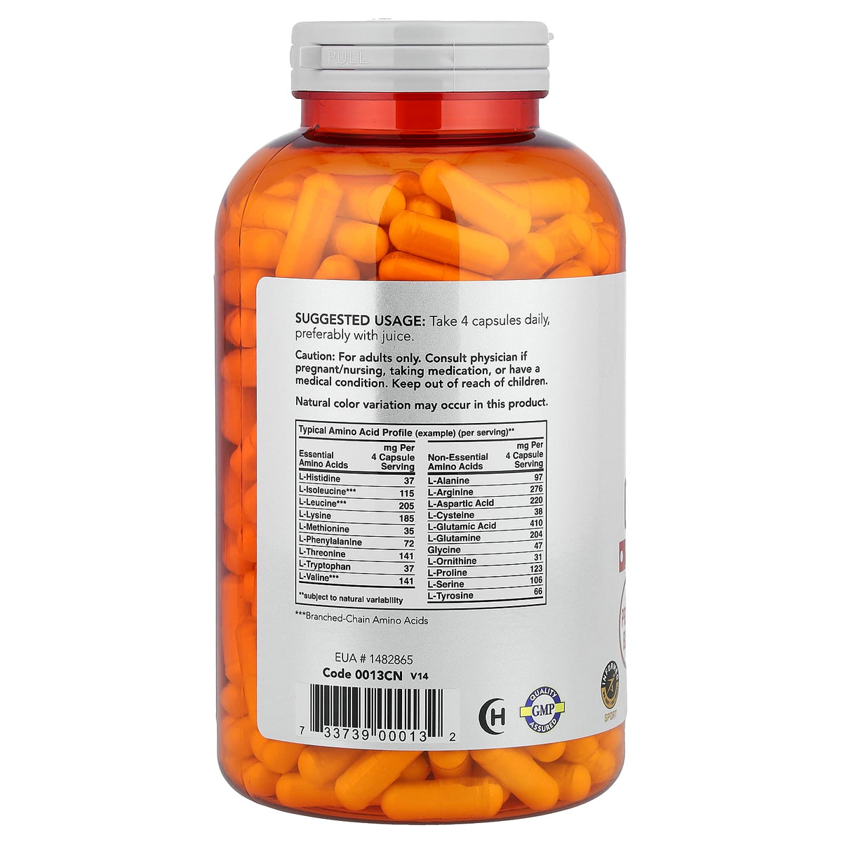 NOW Foods Sports Amino Complete, 360 Capsules - view 3
