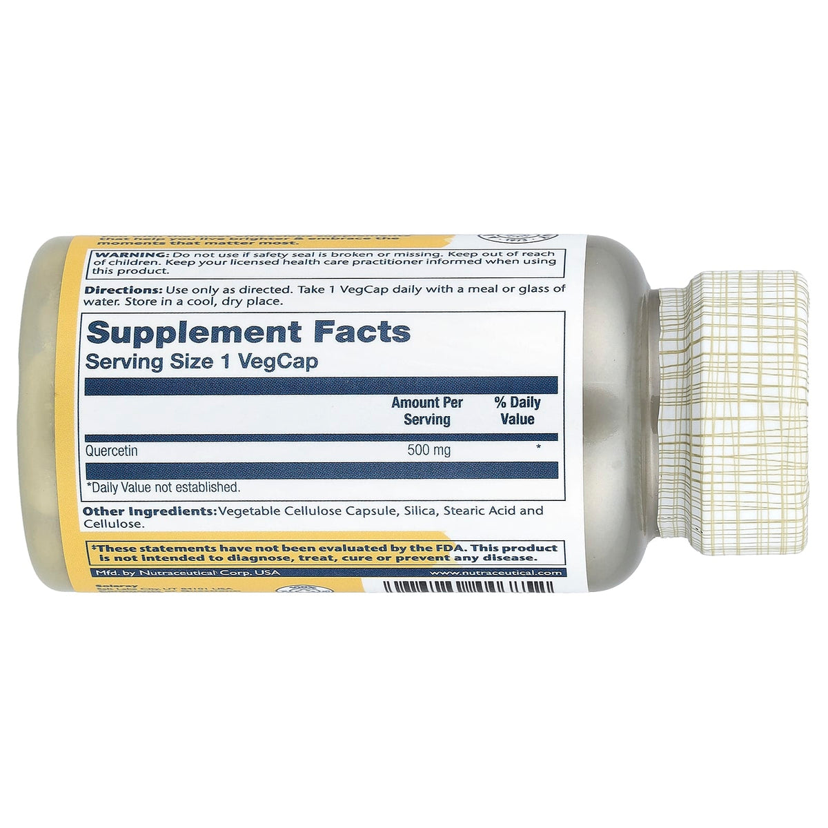 Solaray Quercetin 500 mg 90 VegCaps - view 2