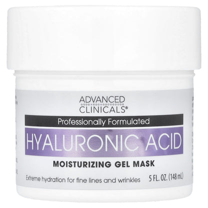 Advanced Clinicals Hyaluronic Acid Moisturising Gel Beauty Mask 148 ml (5 fl oz)
