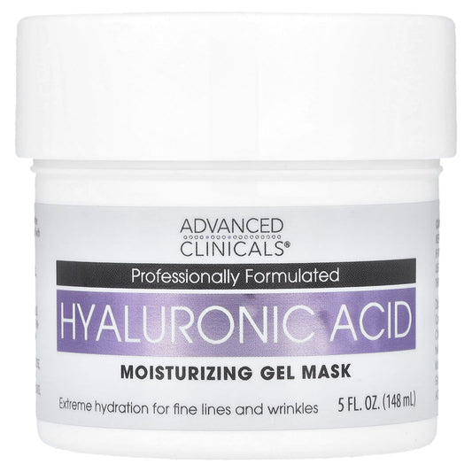 Advanced Clinicals Hyaluronic Acid Moisturising Gel Beauty Mask 148 ml (5 fl oz)