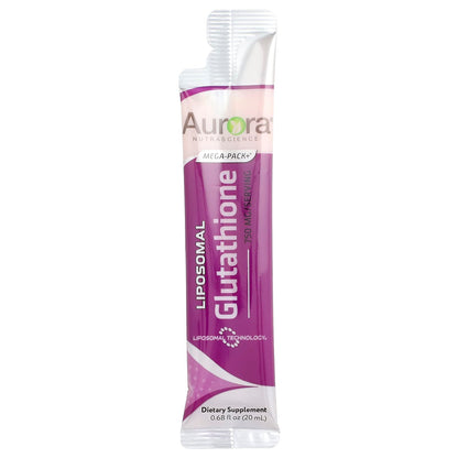 Aurora Nutrascience Mega-Pack+ Liposomal Glutathione, 32 Packets, 20 ml Each - view 3