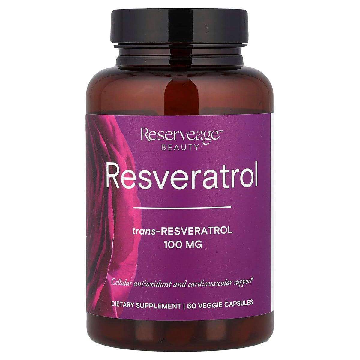 Reserveage Beauty Resveratrol 100 mg, 60 Vegetarian Capsules - view 3