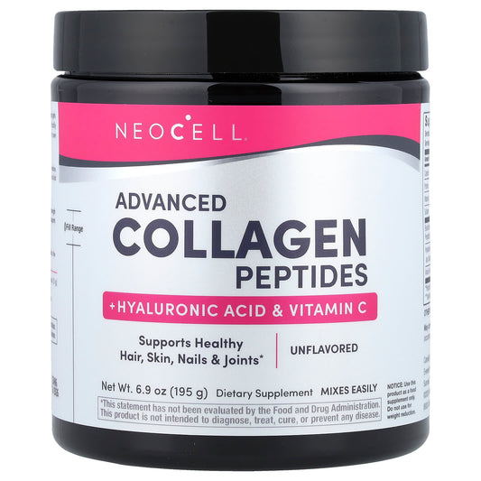 NeoCell Advanced Collagen Peptides + Hyaluronic Acid & Vitamin C, 195 g