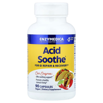 Enzymedica Acid Soothe, 90 Capsules