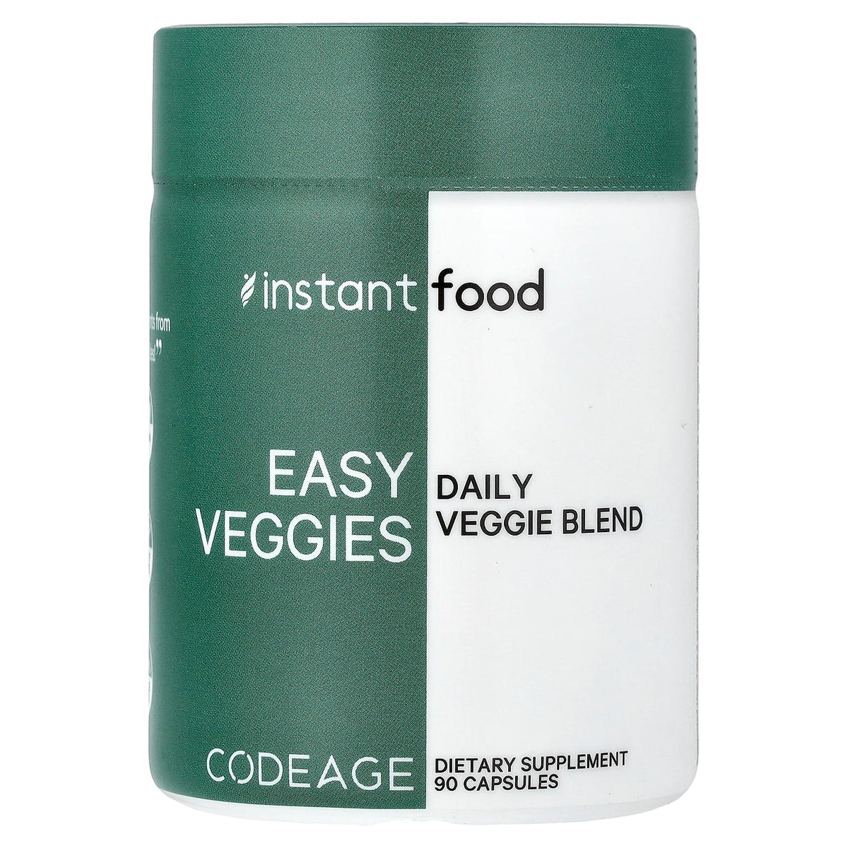Codeage Instant Food Easy Veggies Daily Veggie Blend 90 Capsules — product view