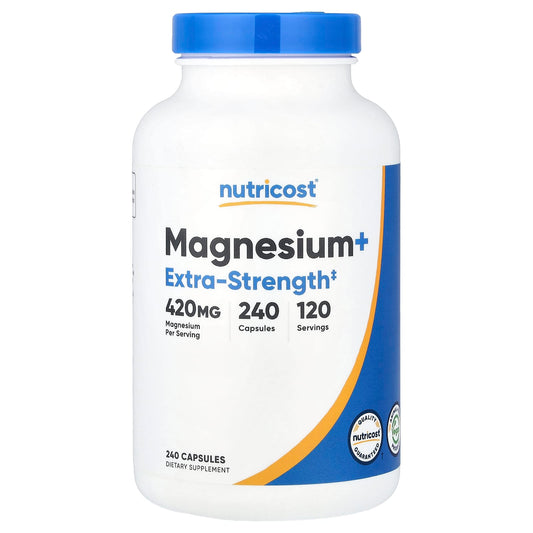 Nutricost Magnesium+ 210 mg, 240 Capsules