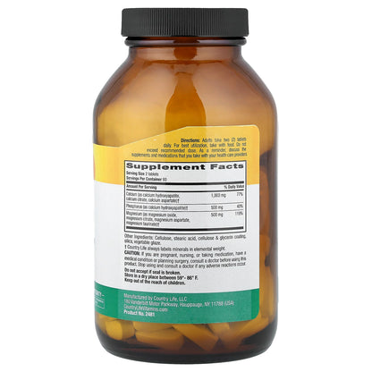 Country Life Target-Mins Calcium-Magnesium Complex, 180 Tablets - view 2