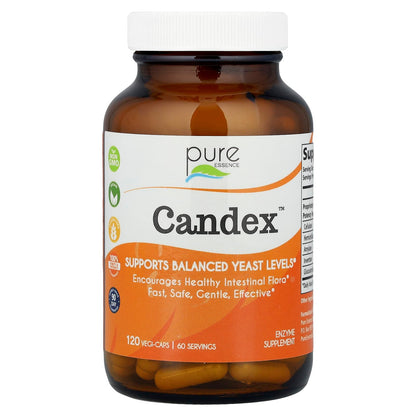 Pure Essence Candex, 120 Vegetable Capsules