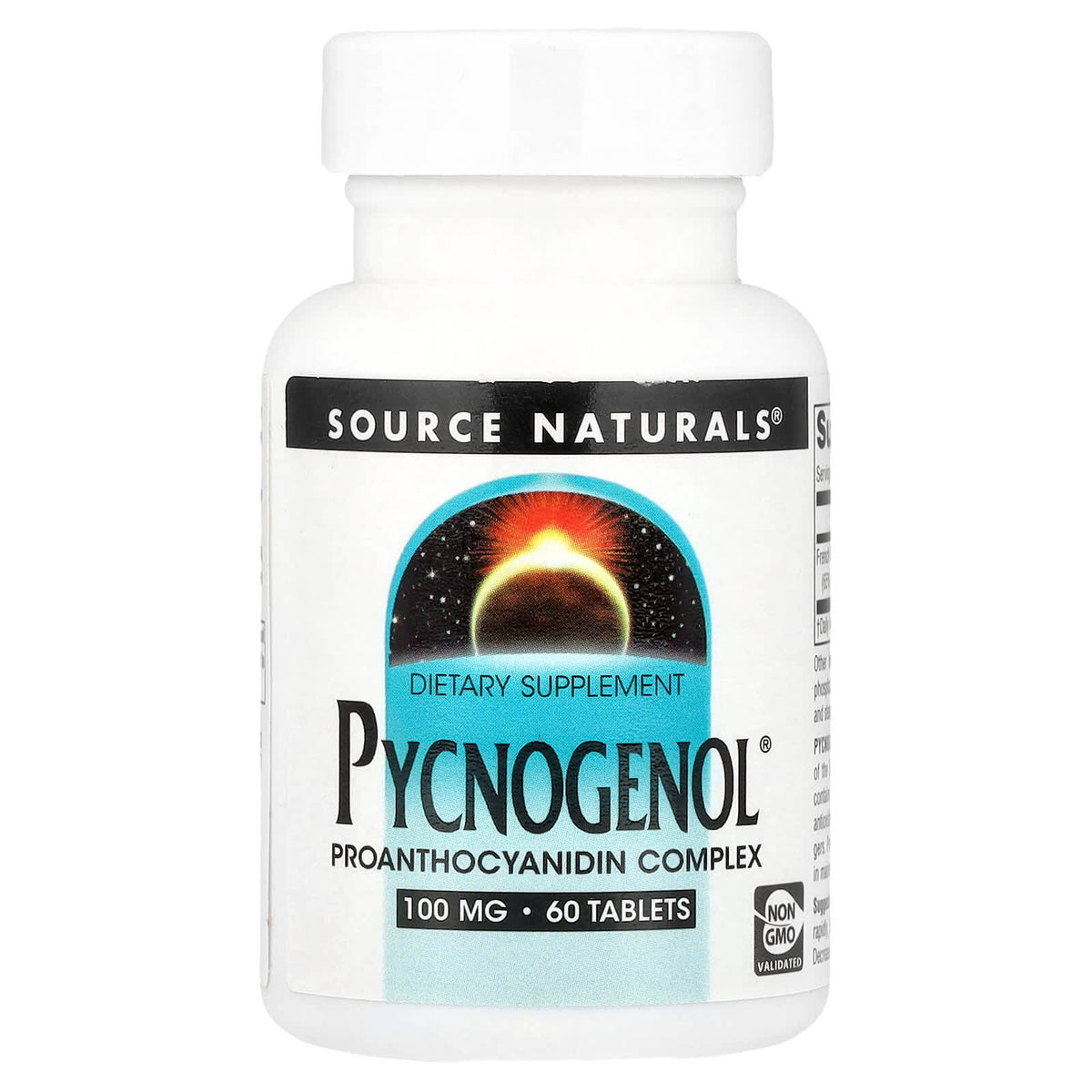 Source Naturals Pycnogenol, 100 mg, 60 Tablets — product view
