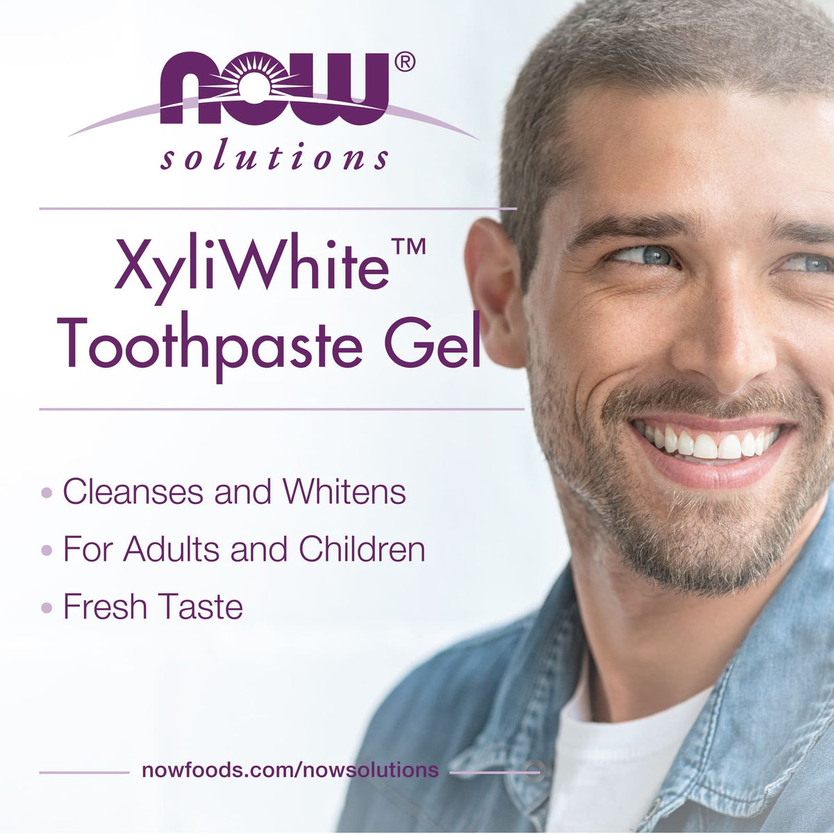 NOW Foods XyliWhite Toothpaste Gel, Refreshmint, 181 g - view 4