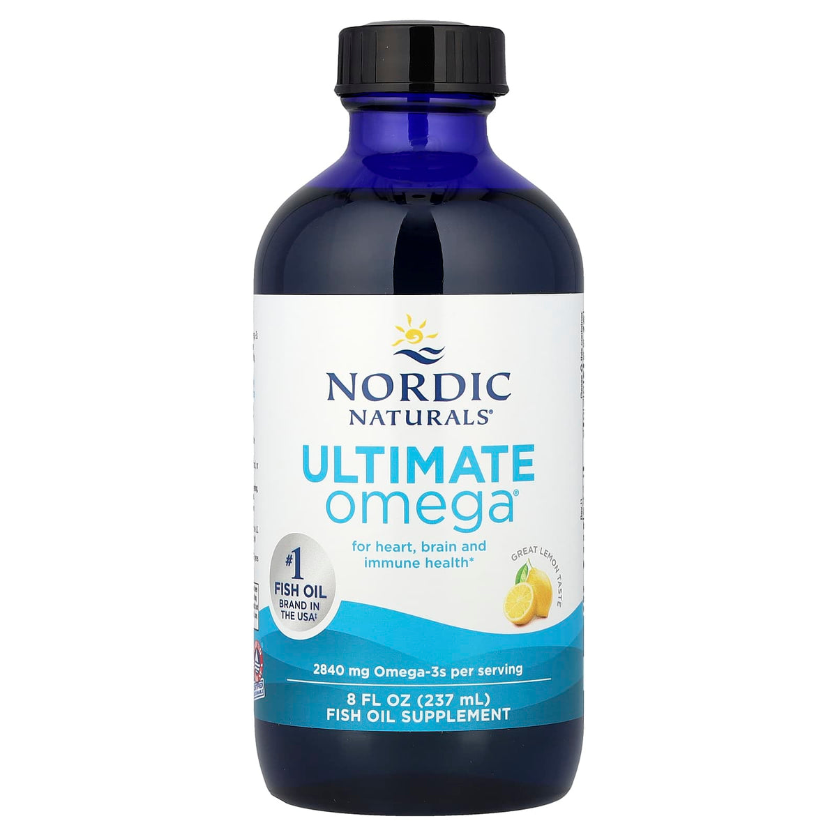 Nordic Naturals Ultimate Omega, Lemon, 237 ml (8 fl oz)