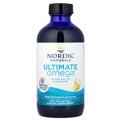 Nordic Naturals Ultimate Omega, Lemon, 237 ml (8 fl oz)
