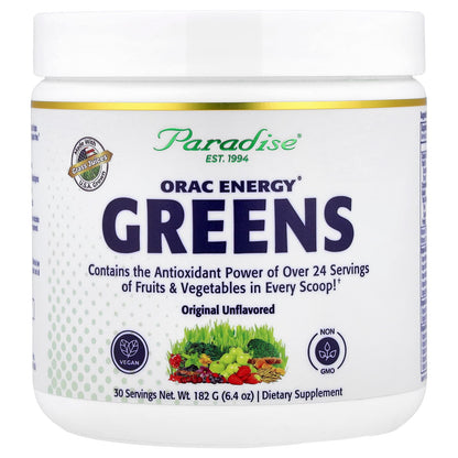 Paradise Herbs ORAC Energy Greens, 6.4 oz (182 g)