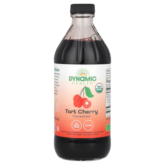 Dynamic Health Tart Cherry Concentrate, Glass, 473 ml (16 fl oz)