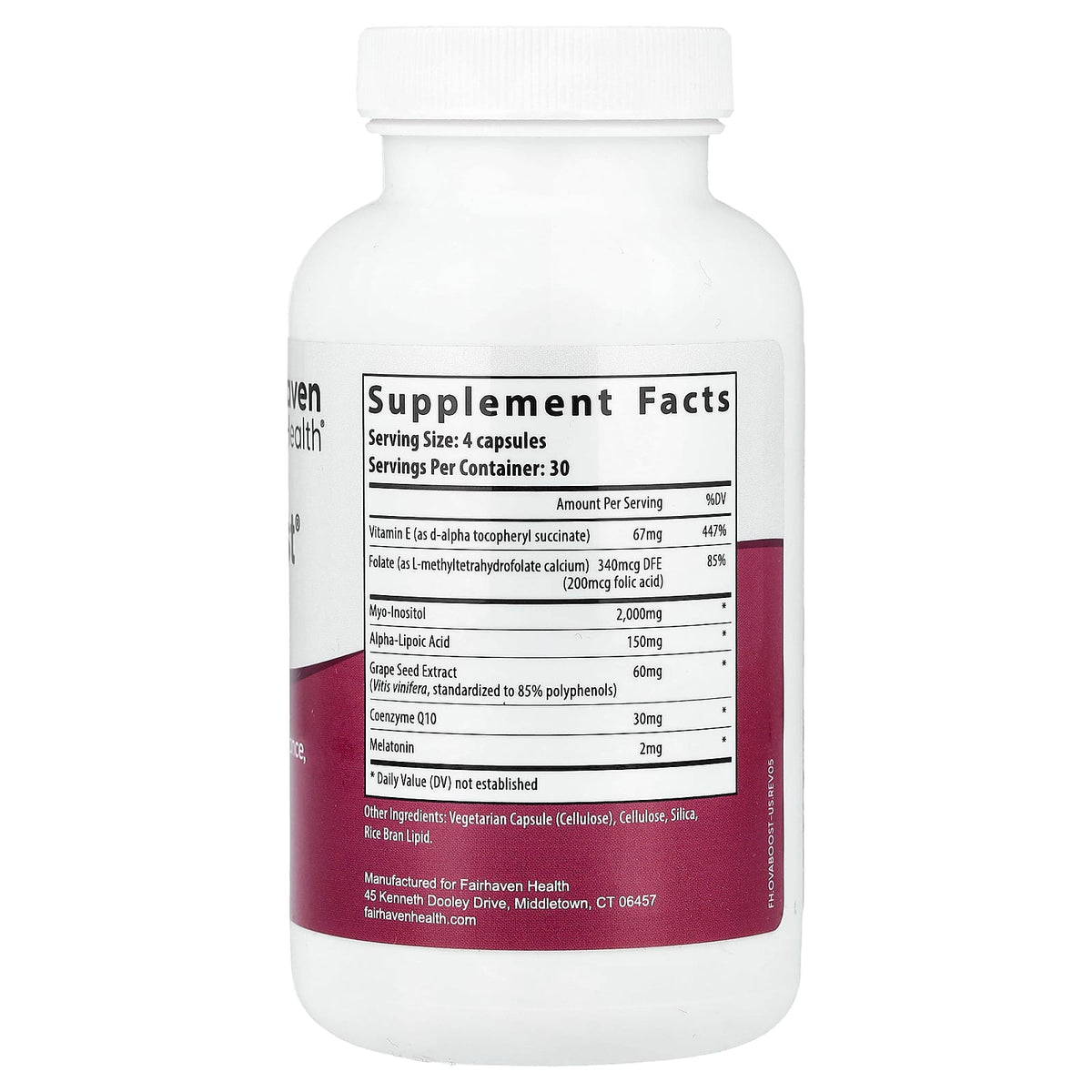 Fairhaven Health OvaBoost For Women, 120 Capsules - view 2