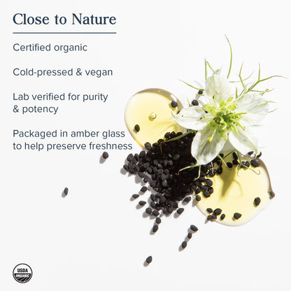 Heritage Store Organic Black Seed Oil, 473 ml (16 fl oz) - view 4