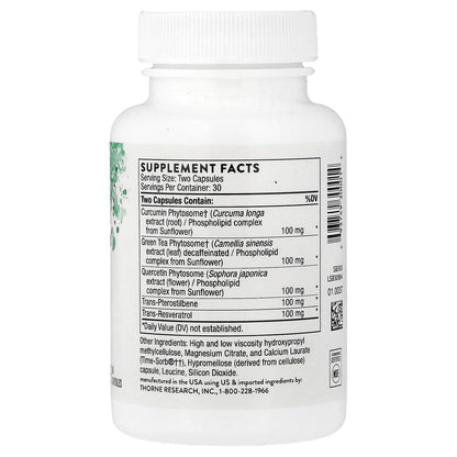 Thorne Resveratrol Complex, 60 Capsules - view 2