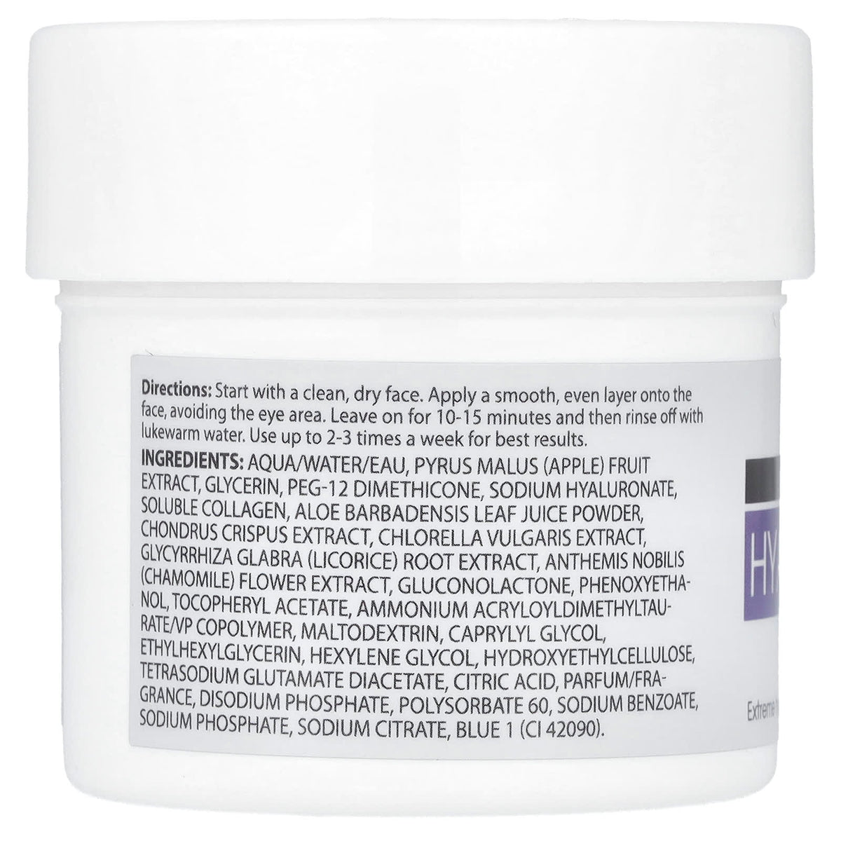 Advanced Clinicals Hyaluronic Acid Moisturising Gel Beauty Mask 148 ml (5 fl oz) - view 2