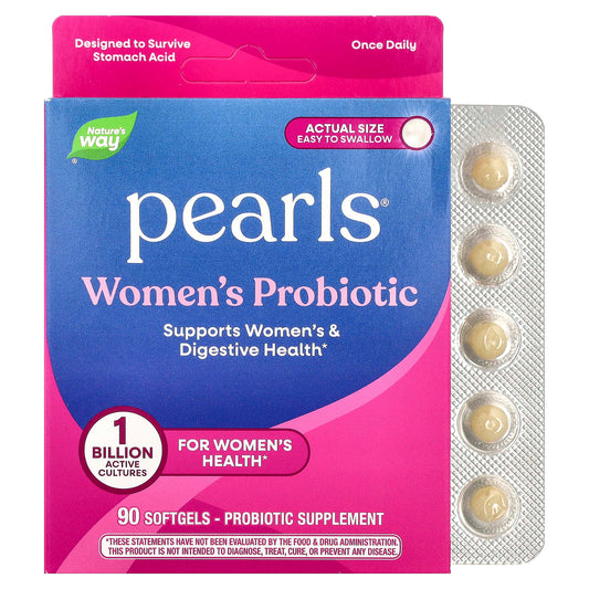 Nature's Way Pearls Women's Probiotic, 90 Softgels
