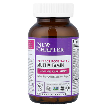 New Chapter Perfect Postnatal Multivitamin, 96 Vegetarian Tablets - view 4
