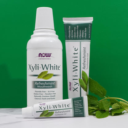 NOW Foods XyliWhite Toothpaste Gel, Refreshmint, 181 g - view 6