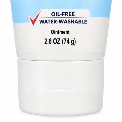 De La Cruz Sulfur 5% Acne Treatment tube detail on white