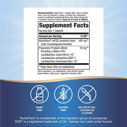 Nature's Way Primadophilus Reuteri Probiotic 5 Billion CFU, 90 Capsules - view 6