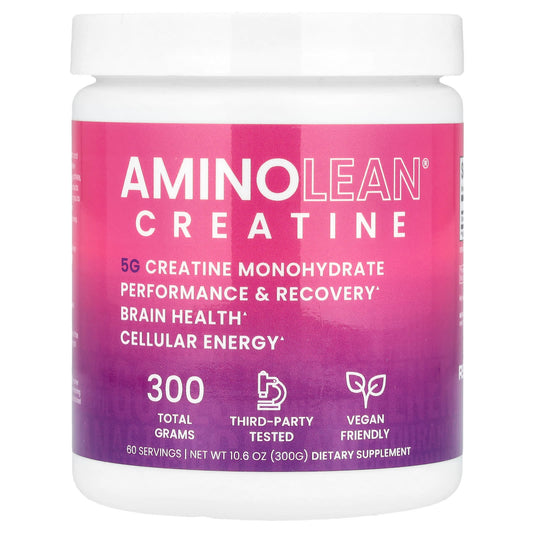 RSP Nutrition AminoLean Creatine Monohydrate Powder, 300 g (10.6 oz)