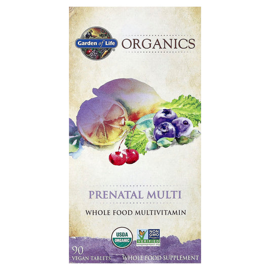 Garden of Life Organics Prenatal Multi, 90 Vegan Tablets