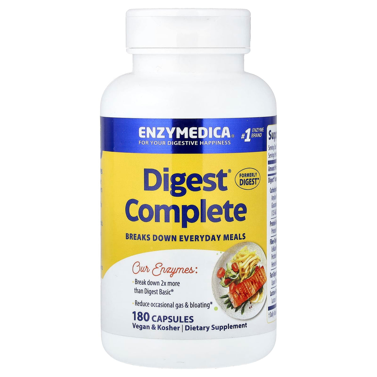 Enzymedica Digest Complete, 180 Capsules