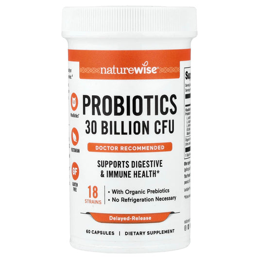 NatureWise Probiotics, 30 Billion CFU, 60 Capsules
