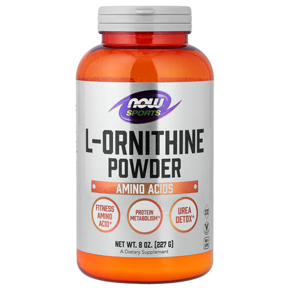 NOW Foods Sports L-Ornithine Powder, 227 g (8 oz)