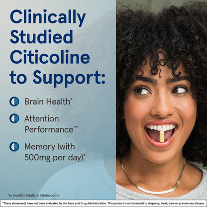 Jarrow Formulas Citicoline CDP Choline, 250 mg, 120 Capsules - view 4