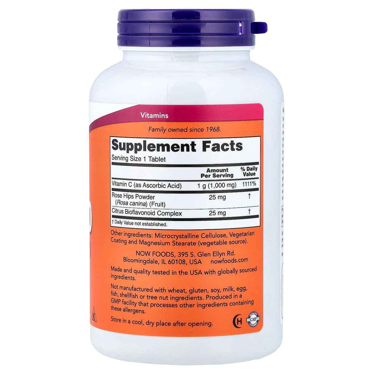NOW Foods C-1000, 250 Tablets — alternate product view