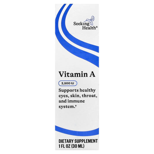 Seeking Health Vitamin A Drops, 750 mcg (2,500 IU), 30 ml (1 fl oz)