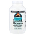 Source Naturals Calcium & Magnesium with Vitamin D-3, 250 Tablets