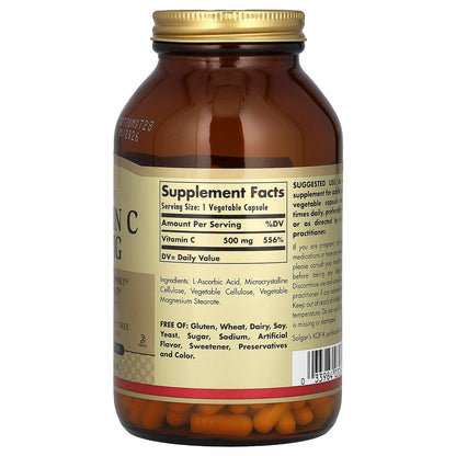 Solgar Vitamin C 500 mg, 250 Vegetable Capsules - view 2