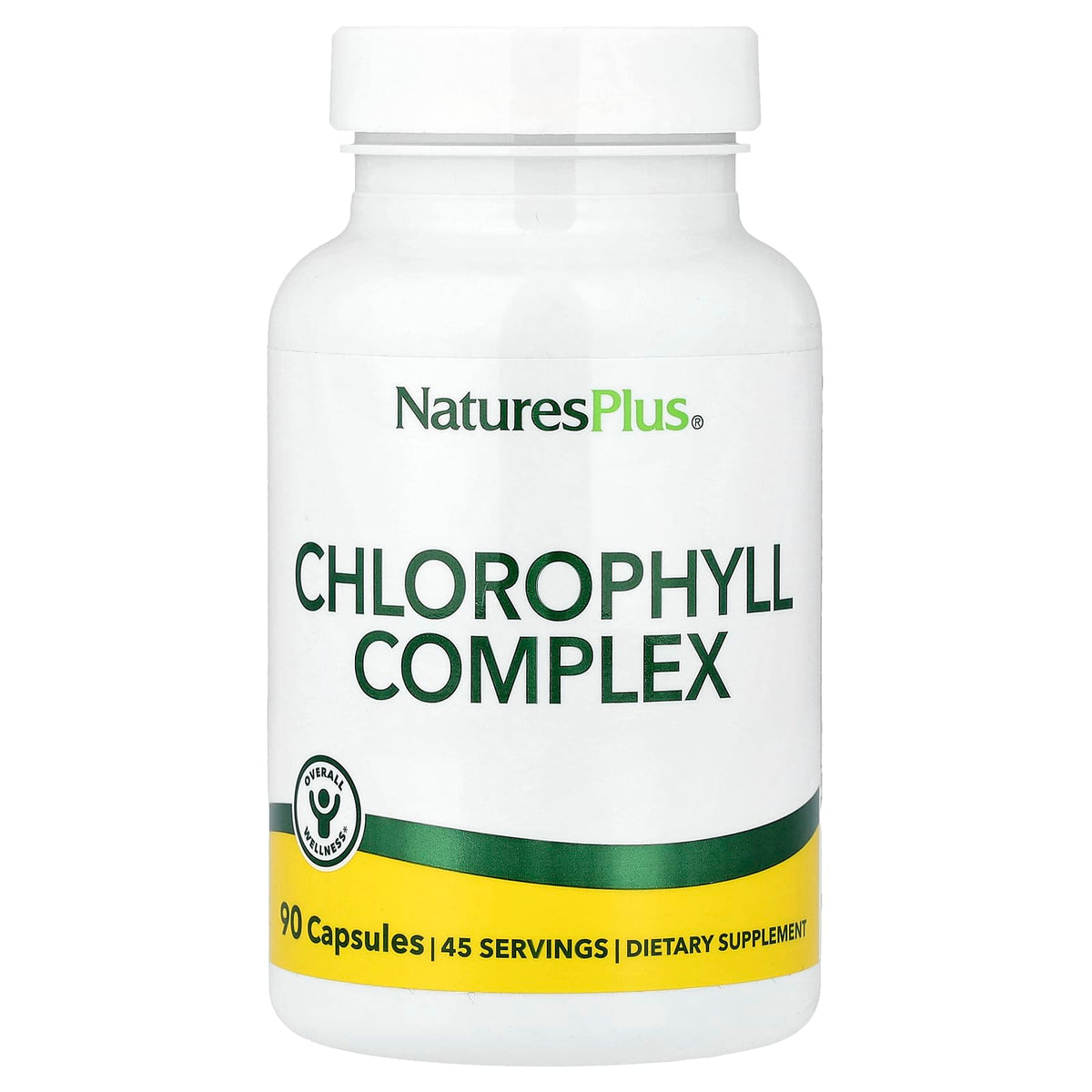 NaturesPlus Chlorophyll Complex, 90 Capsules — product view