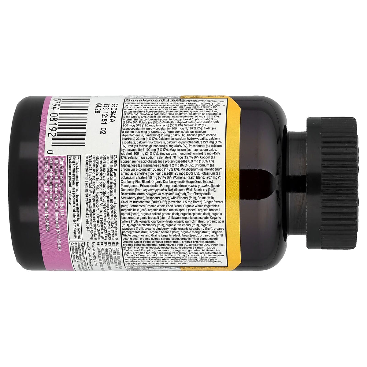 Country Life Core Daily-1 Multivitamin for Women, 60 Tablets — alternate product view